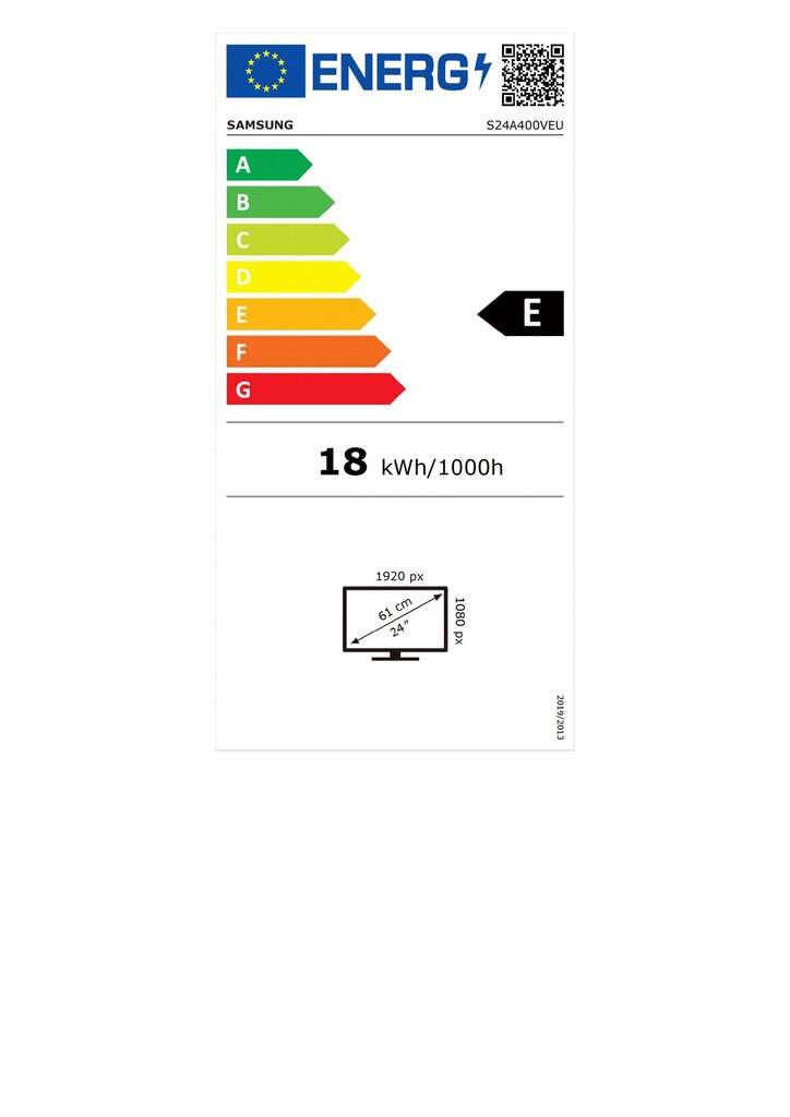 LCD Monitor|SAMSUNG|LS24A400VEUXEN|24"|Business|Panel IPS|1920x1080|16:9|75Hz|5 ms|Swivel|Pivot|Height adjustable|Tilt|Colour Black|LS24A400VEUXEN cena un informācija | Monitori | 220.lv