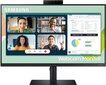 LCD Monitor|SAMSUNG|LS24A400VEUXEN|24"|Business|Panel IPS|1920x1080|16:9|75Hz|5 ms|Swivel|Pivot|Height adjustable|Tilt|Colour Black|LS24A400VEUXEN цена и информация | Monitori | 220.lv