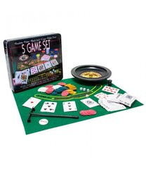 Piecu spēļu komplekts cena un informācija | Azartspēles, pokers | 220.lv