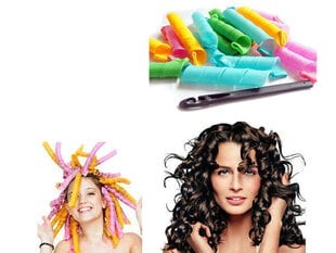 Спиральные бигуди для волос «MAGIC LEVERAG» -18шт цена и информация | Расчески, щетки для волос, ножницы | 220.lv