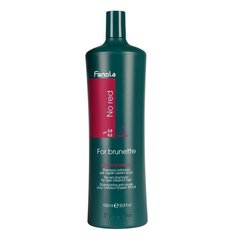 Matu šampūns Fanola No Red For Brunette, 1000 ml цена и информация | Шампуни | 220.lv