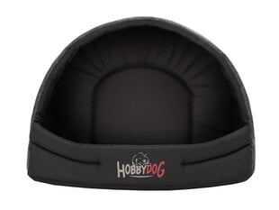 Hobbydog будка Black Ekolen R4, 60x49 см цена и информация | Лежаки, домики | 220.lv