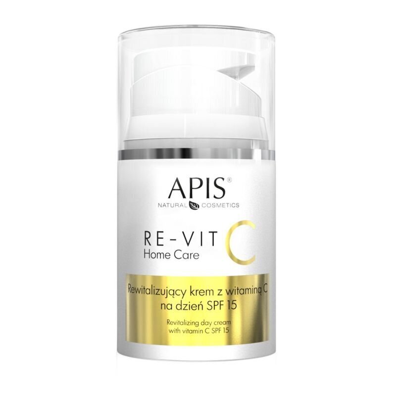 Sejas krēms Apis Re-Vit C Home Care SPF15, 50 ml cena un informācija | Sejas krēmi | 220.lv