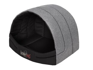 Hobbydog būda Dark Grey Ekolen R1, 45x33 cm cena un informācija | Suņu gultas, spilveni, būdas | 220.lv