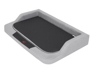 Hobbydog guļvieta Medico Standart Light Grey Ekolen/Black L, 75x50 cm cena un informācija | Suņu gultas, spilveni, būdas | 220.lv