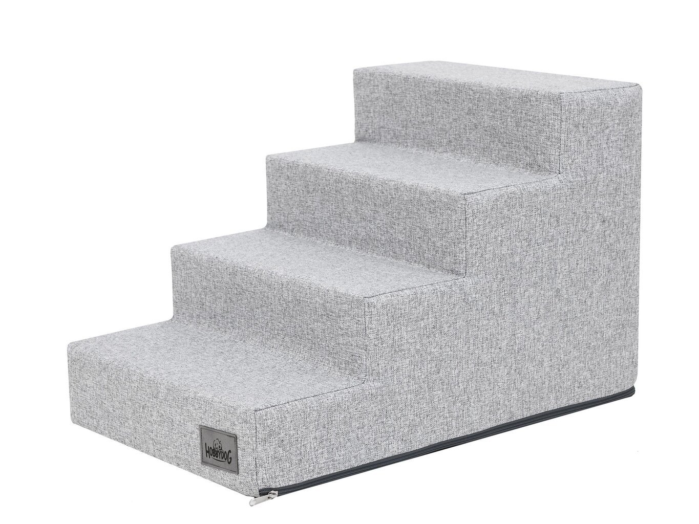 Hobbydog kāpnes Inari Light Grey 4, 60x40x40 cm cena un informācija | Suņu gultas, spilveni, būdas | 220.lv