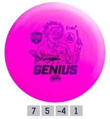 Disks Fairway Driver GENIUS 7/5/-4/1, rozā cena un informācija | Disku golfs | 220.lv