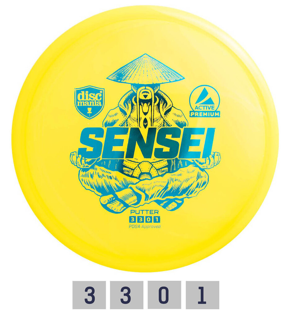 Disks Putter PREMIUM SENSEI 3/3/0/1 цена и информация | Disku golfs | 220.lv