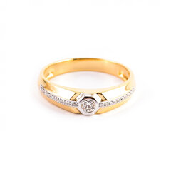 Золотое кольцо ZGKC02089R5YD цена и информация | Кольца | 220.lv