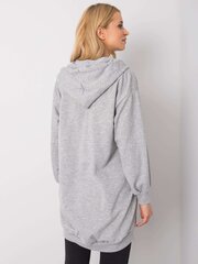 Pelēks sieviešu džemperis ar kapuci. cena un informācija | Jakas sievietēm | 220.lv