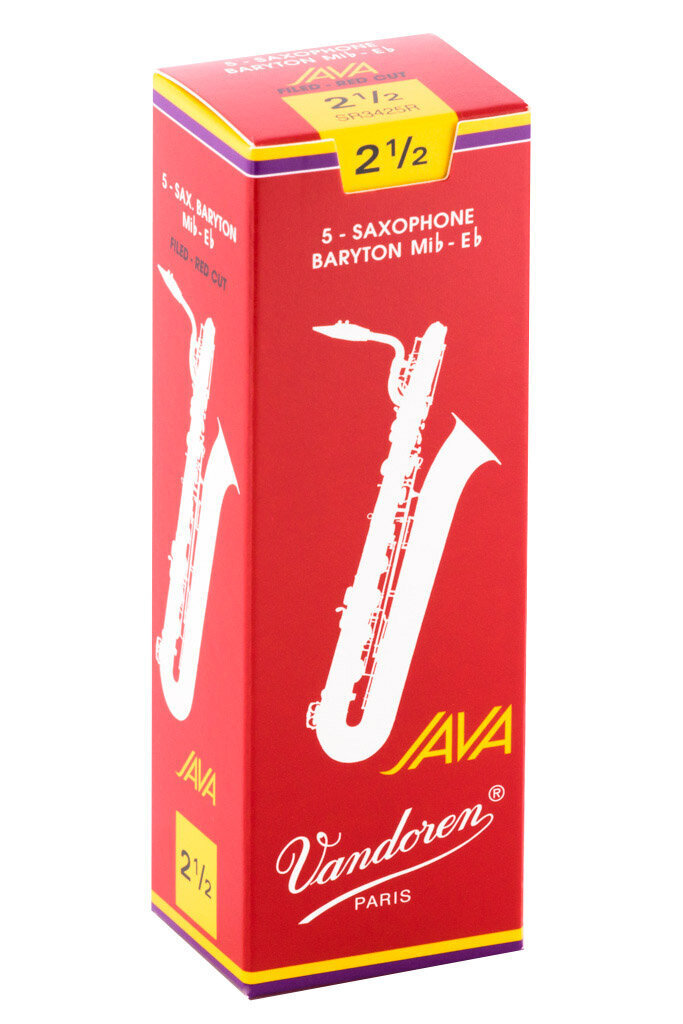 Mēlīte baritona saksofonam Vandoren Java Red SR3425R Nr. 2.5 cena un informācija | Mūzikas instrumentu piederumi | 220.lv