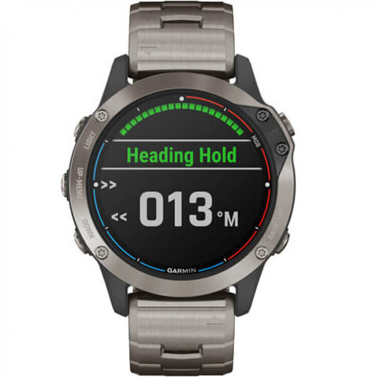 Garmin quatix® 6 Sapphire Titanium Grey cena un informācija | Viedpulksteņi (smartwatch) | 220.lv