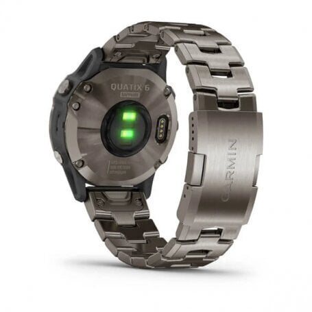 Garmin quatix® 6 Sapphire Titanium Grey cena un informācija | Viedpulksteņi (smartwatch) | 220.lv