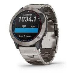 Garmin quatix® 6 Sapphire Titanium Grey cena un informācija | Viedpulksteņi (smartwatch) | 220.lv