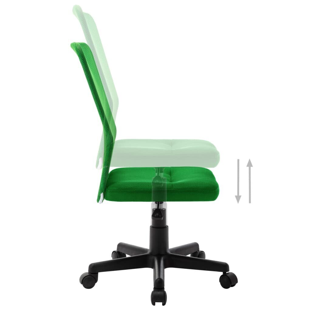 vidaXL biroja krēsls, 44x52x100 cm, zaļš, tīklveida audums cena un informācija | Biroja krēsli | 220.lv