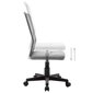 vidaXL biroja krēsls, 44x52x100 cm, pelēks tīklveida audums цена и информация | Biroja krēsli | 220.lv