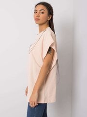 хлопковая футболка персикового цвета donna rue paris цена и информация | Женские футболки | 220.lv