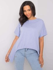 RUE PARIS t-krekls ar garāku muguru, zils un violets цена и информация | Женские футболки | 220.lv