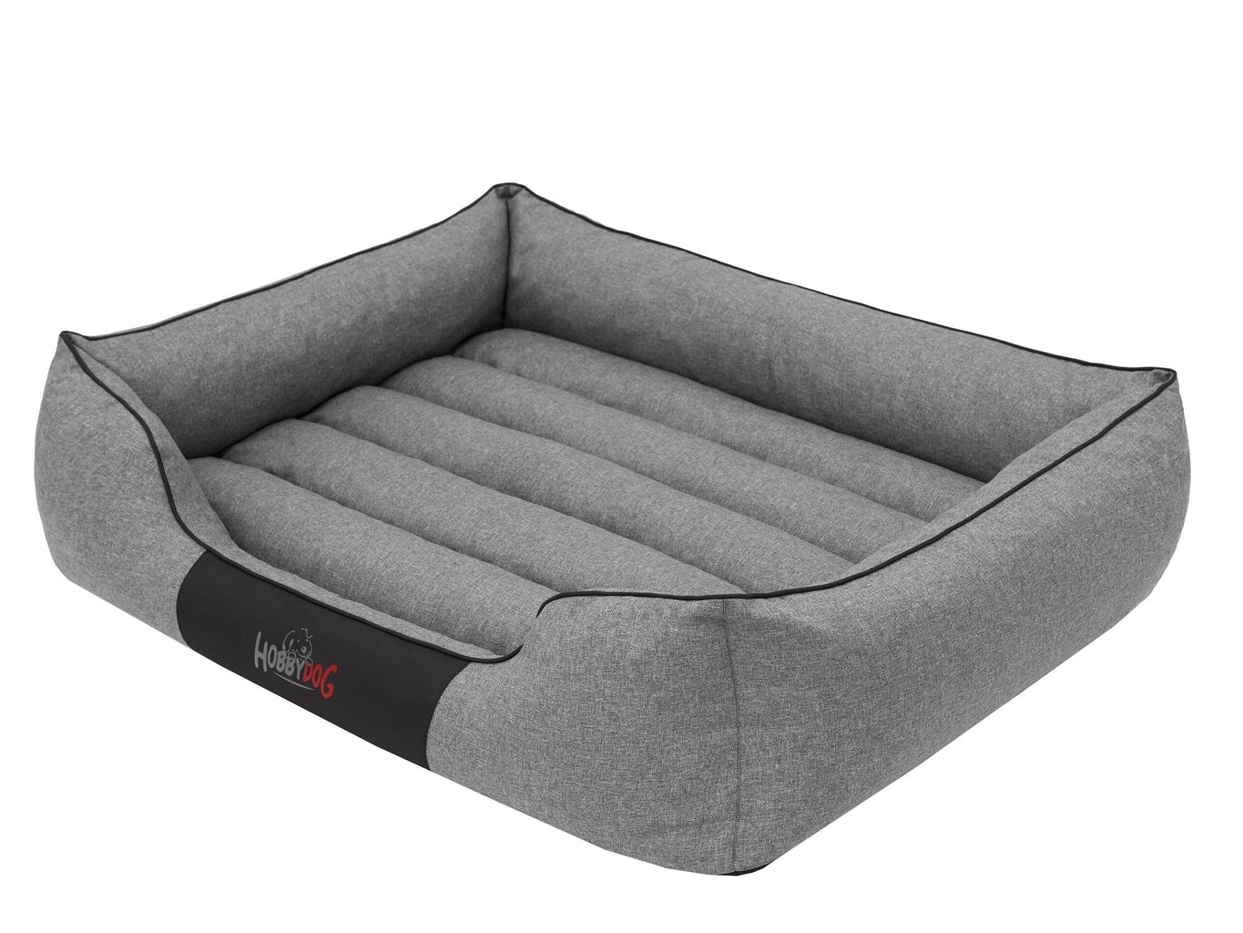 Hobbydog guļvieta Comfort Dark Grey Ekolen, XL, 85x65 cm cena un informācija | Suņu gultas, spilveni, būdas | 220.lv