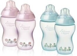 Pudeles 2x340 ml, Tommee Tippee 42262175 цена и информация | Бутылочки и аксессуары | 220.lv