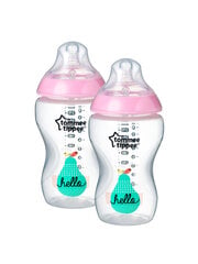 Pudeles 2x340 ml, Tommee Tippee 42263079 cena un informācija | Bērnu pudelītes un to aksesuāri | 220.lv