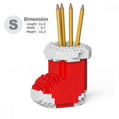 Конструктор Jekca, ST17PC01-M01, Подставка под Карандаши - Рождественский Носок, 410 шт. цена и информация | Kонструкторы | 220.lv