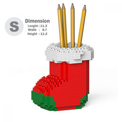 Конструктор Jekca, ST17PC01-M02, Подставка под Карандаши - Рождественский Носок, 410 шт. цена и информация | Конструкторы и кубики | 220.lv