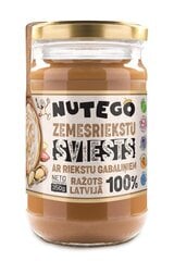 Zemesriekstu sviests 100% ar riekstu gabaliņiem 350g cena un informācija | Rieksti, sēklas, žāvēti augļi | 220.lv