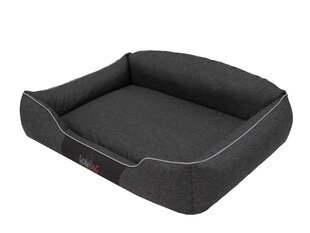 Hobbydog лежак Royal Black Ekolen, L, 65x50 см цена и информация | Лежаки, домики | 220.lv