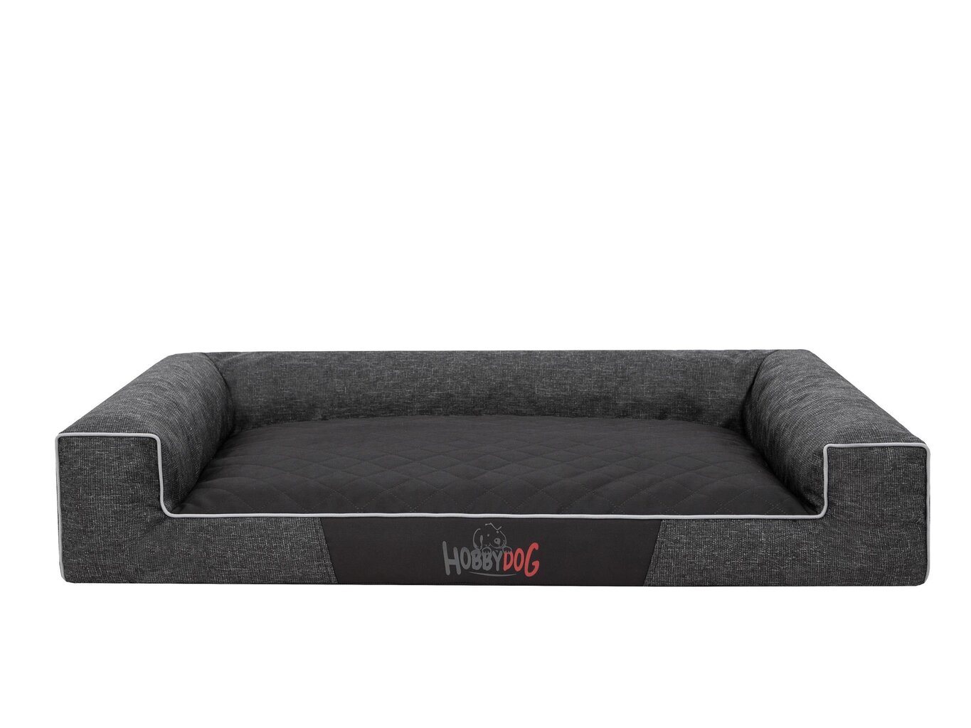 Hobbydog guļvieta Victoria Black Ekolen L, 80x55 cm cena un informācija | Suņu gultas, spilveni, būdas | 220.lv
