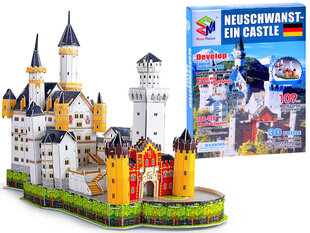 3D головоломка Замок Нойшванштайн 109 д. цена и информация | Пазлы | 220.lv