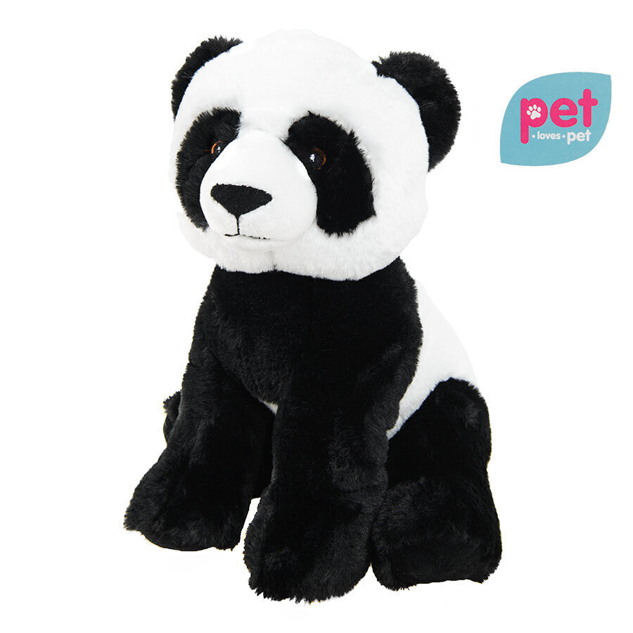 Plīša panda Smiki Pet loves pet, 28 cm cena un informācija | Mīkstās (plīša) rotaļlietas | 220.lv