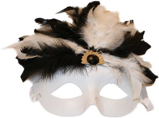 Karnevāla maska ​​ar spalvām cena un informācija | Karnevāla kostīmi, maskas un parūkas | 220.lv
