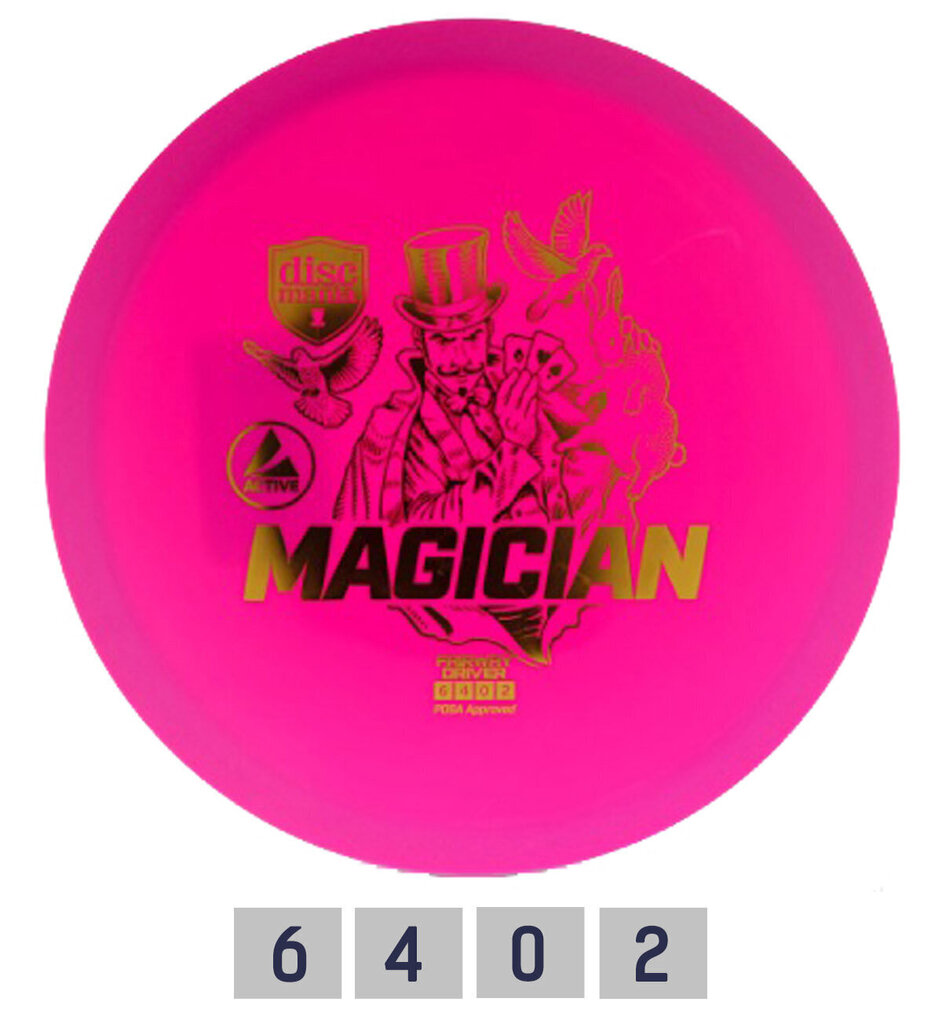 Disks Fairway Driver MAGICIAN 6/4/0/2 цена и информация | Disku golfs | 220.lv