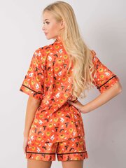 оранжевый спальный комплект цена и информация | Женские пижамы, ночнушки | 220.lv