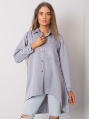 Женская серая асимметричная рубашка цена и информация | Платья | 220.lv