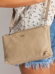 темно-бежевая женская сумка из натуральной кожи цена и информация | Женские сумки | 220.lv