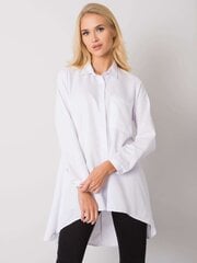 Balts krekls ar garāku muguru. цена и информация | Женские блузки, рубашки | 220.lv
