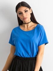 Sieviešu zils t-krekls. cena un informācija | Blūzes, sieviešu krekli | 220.lv