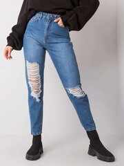 синие рваные джинсы в стиле мам kessy rue paris цена и информация | Джинсы | 220.lv