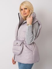 Gaiši pelēka dūnu veste. цена и информация | Женские жилеты | 220.lv