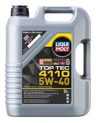 Liqui Moly TOP TEC 4110 5W-40 motoreļļa, 5L cena un informācija | Motoreļļas | 220.lv