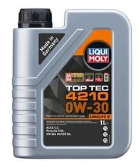 Моторное масло Liqui Moly Top Tec 4210 0W-30 1L цена и информация | Моторное масло | 220.lv