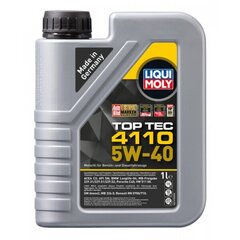 Liqui Moly TOP TEC 4110 5W-40 motoreļļa, 1L cena un informācija | Motoreļļas | 220.lv