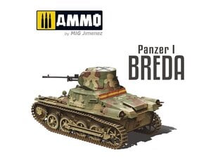 Сборная пластиковая модель AMMO MIG - Panzer I Breda Guerra Civil Espanola 1936-1939, 1/35, 8506 цена и информация | Kонструкторы | 220.lv