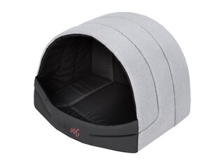 Hobbydog būda Light Grey Ekolen R3, 55x43 cm cena un informācija | Suņu gultas, spilveni, būdas | 220.lv