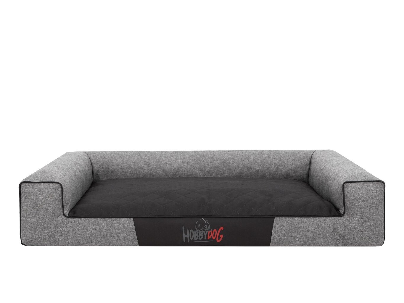 Hobbydog guļvieta Victoria Dark Grey Ekolen XL, 100x66 cm cena un informācija | Suņu gultas, spilveni, būdas | 220.lv