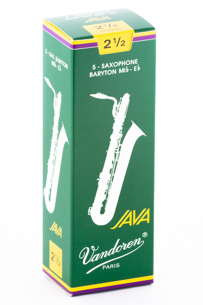 Mēlīte baritona saksofonam Vandoren Java SR3425 Nr. 2.5 cena un informācija | Mūzikas instrumentu piederumi | 220.lv