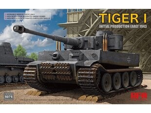 Rye Field Model - Tiger I Initial Production Early 1943, 1/35, RFM-5075 cena un informācija | Konstruktori | 220.lv