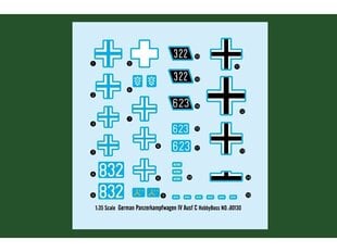 Сборная пластиковая модель Hobbyboss - German Panzerkampfwagen IV Ausf. C, 1/35, 80130 цена и информация | Конструкторы и кубики | 220.lv